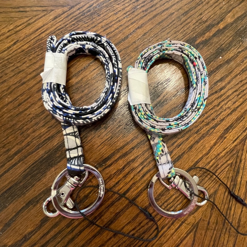 Set of 2 Vera Bradley Lanyards NWOT